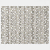 Couverture Polaire BITUB Motif (Croyez en l'incroyable) (Devant (Horizontal))