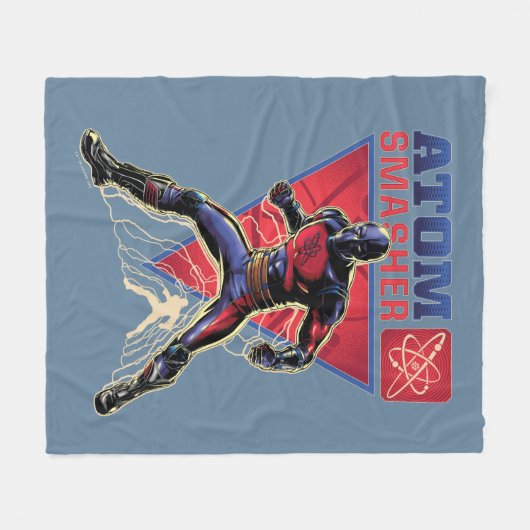 Couverture Polaire Black Adam | Atom Smasher Character Graphic (Devant (Horizontal))