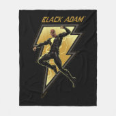 Couverture Polaire Black Adam Lightning Bolt Illustration du caractèr (Devant)