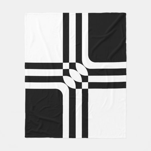 Couverture Polaire Black and white fantasy (Devant)