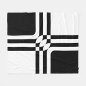 Couverture Polaire Black and white fantasy (Devant (Horizontal))