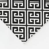 Couverture Polaire Black and White Greek (Coin)