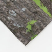 Couverture Polaire Black Bear Cub jouant sur le membre de l'arbre (Coin)