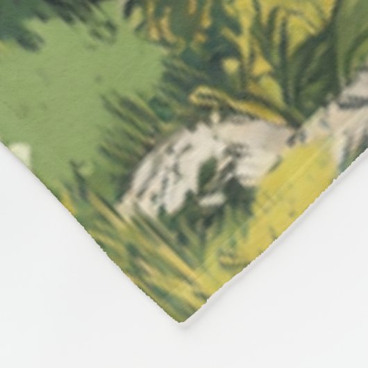 Couverture Polaire Black Bear Nature Throw Blanket (Coin)