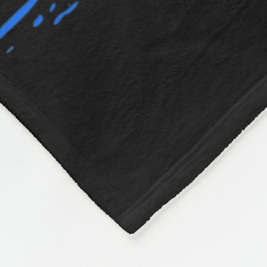 Couverture Polaire Black Belt dit Karate Taekwondo Arts martiaux (Coin)