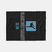 Couverture Polaire Black Belt Karate Club (Devant (Horizontal))