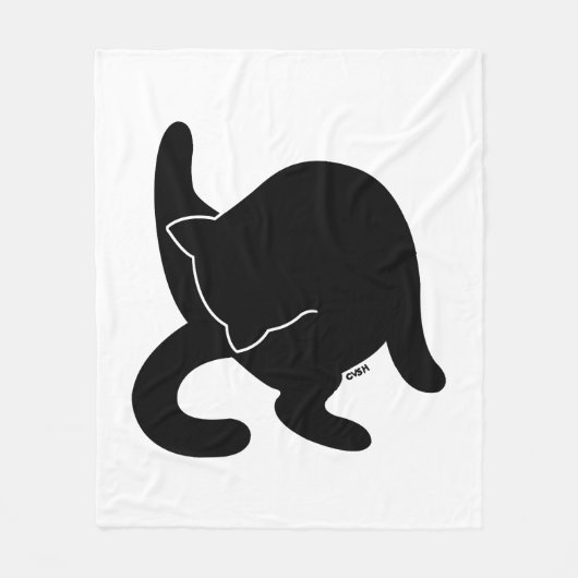 Couverture Polaire Black Cat contre Humains mp (Devant)