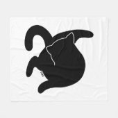 Couverture Polaire Black Cat contre Humains mp (Devant (Horizontal))