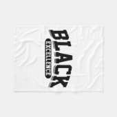 Couverture Polaire Black Excellence Fier Black Hist afro-américain (Devant (Horizontal))