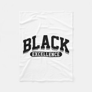 Couverture Polaire Black Excellence Fier Black Hist afro-américain