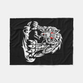 Couverture Polaire Black Jacob Fatu Wolf (Devant (Horizontal))