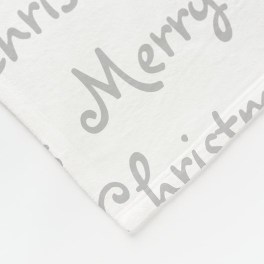 Couverture Polaire Black Lab Joyeux chien de Noël Labrador (Coin)