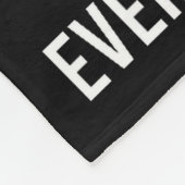 Couverture Polaire Black Labradoodle Christmas I'm Fine Everything Is (Coin)