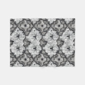 Couverture Polaire Black Lace Spider Web Motif sans couture - Gothiqu (Devant (Horizontal))