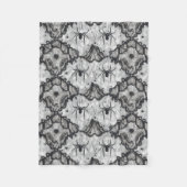 Couverture Polaire Black Lace Spider Web Motif sans couture - Gothiqu (Devant)