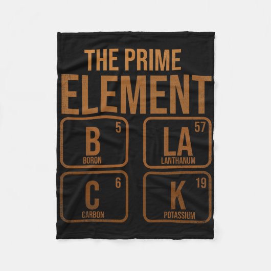 Couverture Polaire Black l'élément premier (Devant)