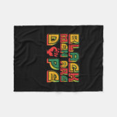 Couverture Polaire black_men_are_dope_01 (Devant (Horizontal))
