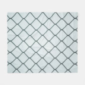 Couverture Polaire Black metal chain link fence (Devant (Horizontal))