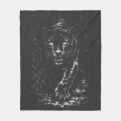 Couverture Polaire Black Panther — par BurnsInHell (Devant)