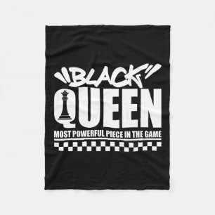 Couverture Polaire Black Queen Les échecs les plus puissants Africain