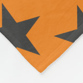 Couverture Polaire Black Stars sur Citrouille (Coin)