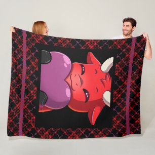 Couverture Polaire Black Watch Bullpew tartan conversation amour