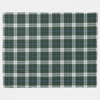 Couverture Polaire Black Watch dress green tartan checkered plaid 