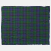 Couverture Polaire Black Watch Regiment Tartan Scottish Plaid Motif (Devant (Horizontal))