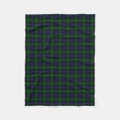 Couverture Polaire Black Watch Tartan Plaid Scottish Plaid Motif (Devant)