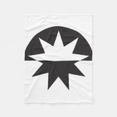 Couverture Polaire Black White Deco (Devant)