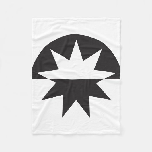 Couverture Polaire Black White Deco (Devant)