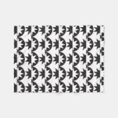 Couverture Polaire Black White Deco (Devant (Horizontal))