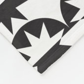Couverture Polaire Black White Deco (Coin)