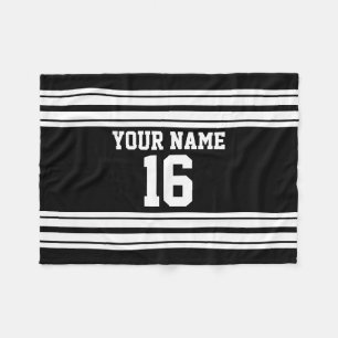 Couverture Polaire Black White Team