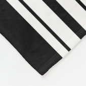 Couverture Polaire Black White Team (Coin)