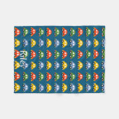 Couverture Polaire Blacket bleu d'ouatine de voitures (Devant (Horizontal))