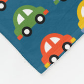 Couverture Polaire Blacket bleu d'ouatine de voitures (Coin)