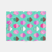 Couverture Polaire Blacket d'ouatine de petits gâteaux (Devant (Horizontal))