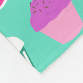 Couverture Polaire Blacket d'ouatine de petits gâteaux (Coin)