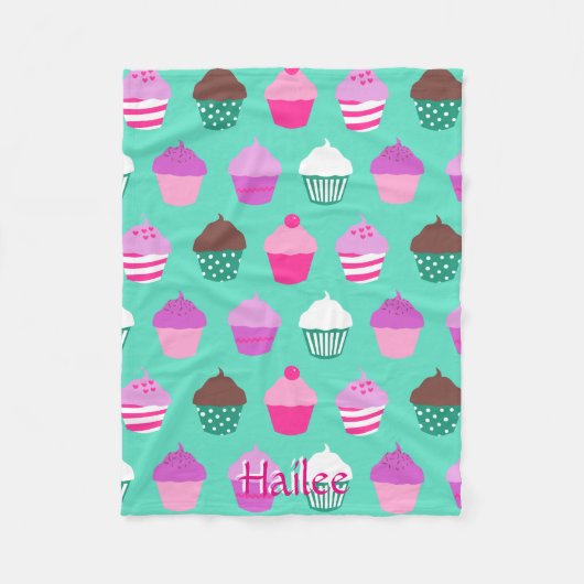 Couverture Polaire Blacket d'ouatine de petits gâteaux (Devant)