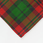 Couverture Polaire Blackwatch Campbell Tartan Red Green Plaid (Coin)