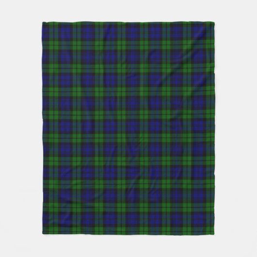 Couverture Polaire Blackwatch Tartan (Devant)
