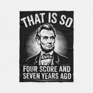 Couverture Polaire Blague de professeur d'histoire Abraham Lincoln Ge