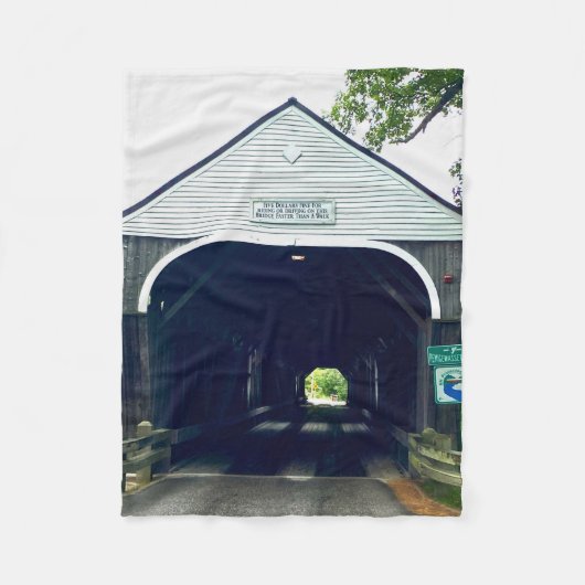 Couverture Polaire Blair Covered Bridge (Devant)