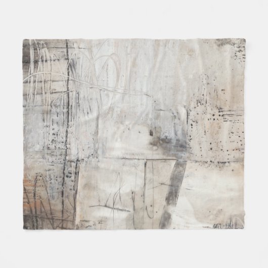 Couverture Polaire Blanc et en bronze noirs (Devant (Horizontal))