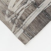 Couverture Polaire Blanc et en bronze noirs (Coin)