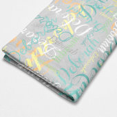 Couverture Polaire blanc gris pâle avec son nom