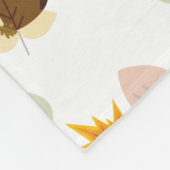 Couverture Polaire Blanche À Thon Gris Italienne, Décoration Automne  (Coin)