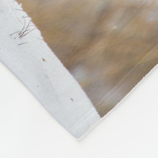 Couverture Polaire Blanche d'amour Lynx (Coin)