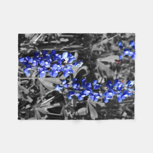 Couverture Polaire Blanche de Bluebonnet (Devant (Horizontal))